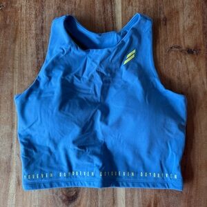 DOYOUEVEN Vibrant Blue Crop Top